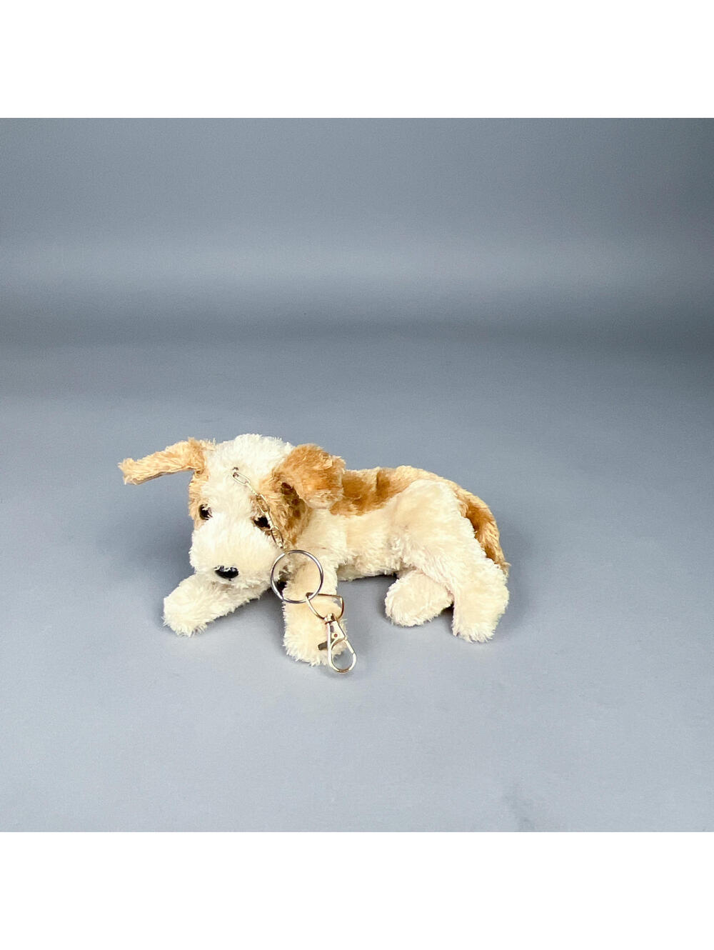 Plush Bag Charm | Upcycled Beanie Baby Banjo the Dog Keychain